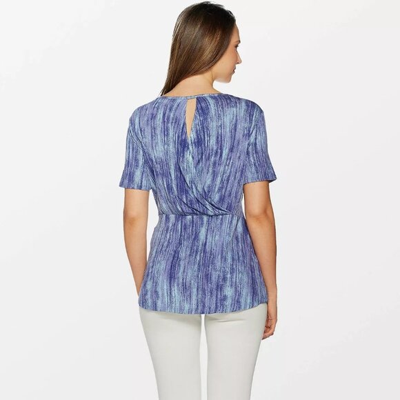 Lisa Rinna Collection Women's Knit Top w/ Back Detail XS Charcoal Combo A291099 - Picture 2 of 6